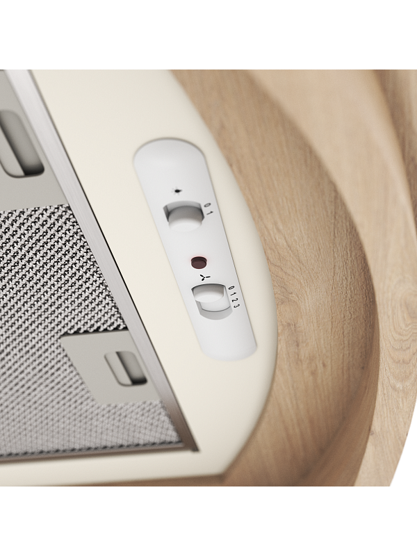 Вытяжка ELIKOR Ротонда 60П-1000-П3Д бежевый/дуб неокрашенный 6