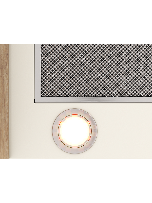 Вытяжка ELIKOR Ротонда 60П-1000-П3Д бежевый/дуб неокрашенный 8