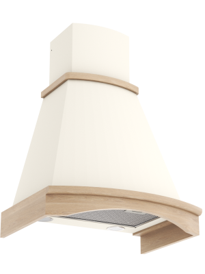 Вытяжка ELIKOR Ротонда 60П-1000-П3Д бежевый/дуб неокрашенный