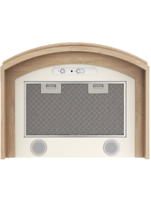 Вытяжка ELIKOR Ротонда 60П-1000-П3Д бежевый/дуб неокрашенный 5