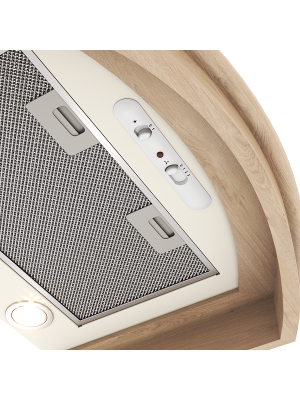 Вытяжка ELIKOR Ротонда 60П-1000-П3Д бежевый/дуб неокрашенный 7