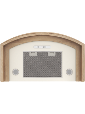 Вытяжка ELIKOR Ротонда 90П-1000-П3Д бежевый/дуб неокрашенный 5