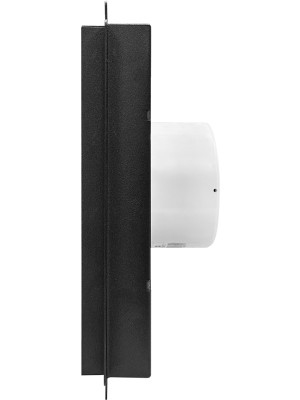 Вентиляционная решетка с вентилятором HOMY AIR PRO VPS100BMT 20х20 с маяком сбоку