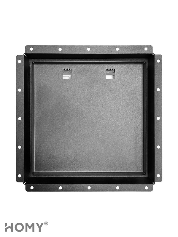 Вентиляционная решетка с вентилятором HOMY AIR PRO VPS100BMSZ 20х20 с маяком