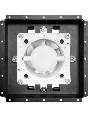 Вентиляционная решетка с вентилятором HOMY AIR PRO VPT100BMSZ 20х20 с маяком спереди с вентилятором