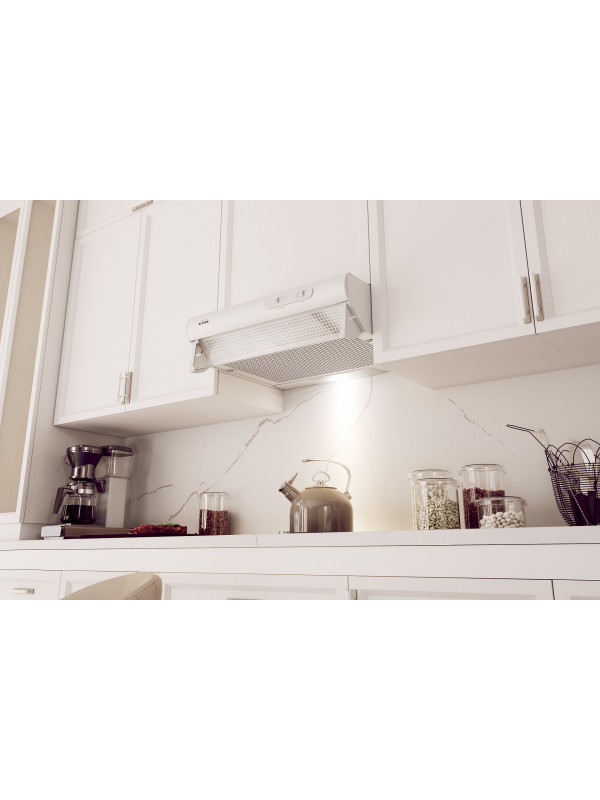 Вытяжка ELIKOR Davoline 50П-290-П3Л белый интерьер