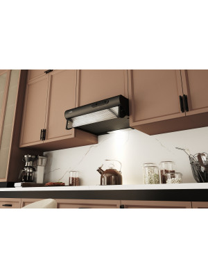 Вытяжка ELIKOR Davoline 60П-290-П3Л черный интерьер