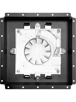 Вентиляционная решетка с вентилятором HOMY AIR PRO VSPS100BMS 20х20 с маяком спереди с вентилятором