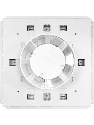 Вентиляционная решетка с вентилятором HOMY AIR PRO VSPS100WMH 20х20 с маяком сзади с вентилятором