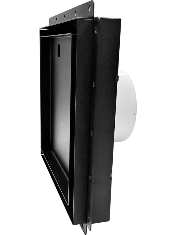 Вентиляционная решетка с вентилятором HOMY AIR PRO VVP100BMHZ 20х20 с маяком под углом