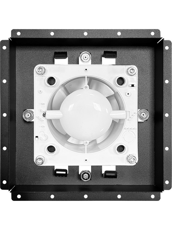 Вентиляционная решетка с вентилятором HOMY AIR PRO VPS125BMHZ 25х25 с маяком спереди с вентилятором