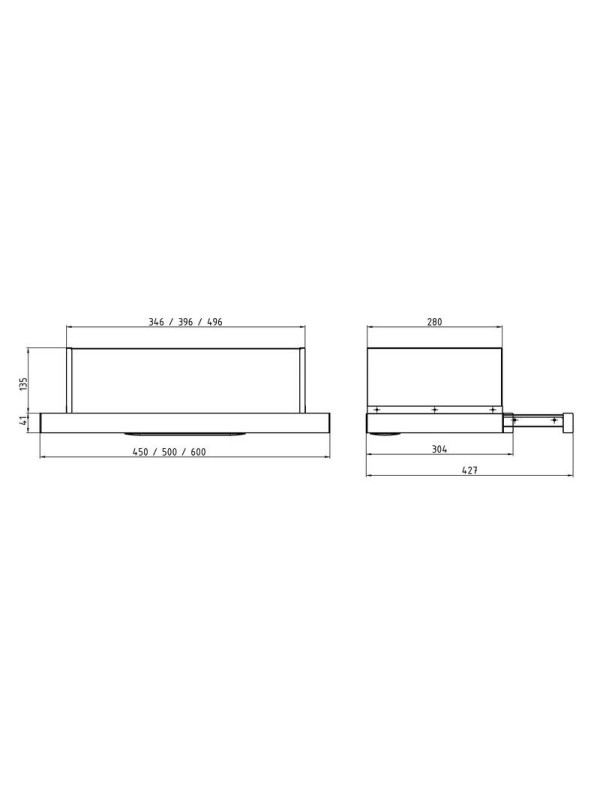 Вытяжка Faber Flox WH A45 белый размер