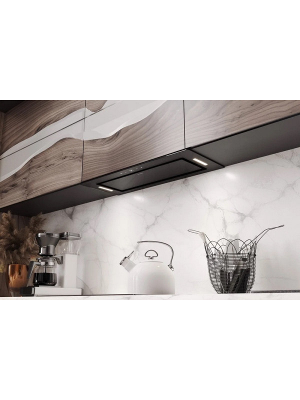 Вытяжка Faber Aria BK 52 черное стекло в интерьере