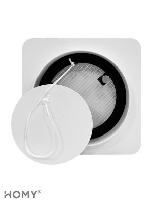 Вентиляционная решетка теневая HOMY AIR Круглый AV100125W (d150) белая