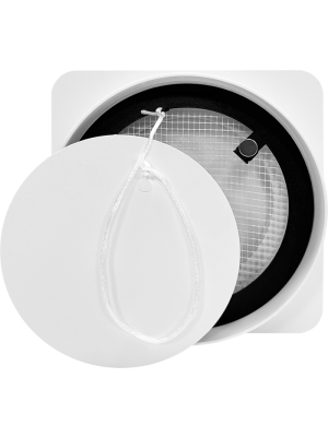 Вентиляционная решетка теневая HOMY AIR Круглый AV100150W белая