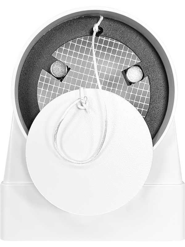 Вентиляционная решетка теневая HOMY AIR Круглый AV100W белая