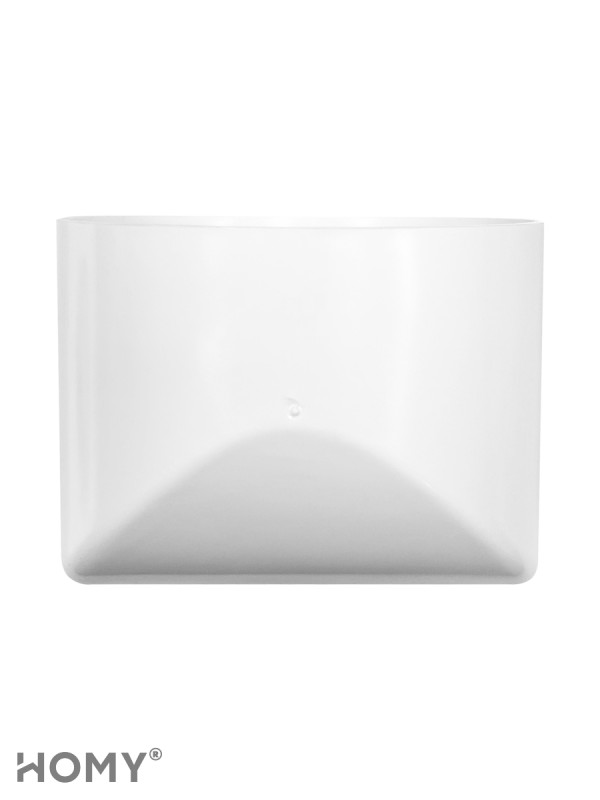 Вентиляционная решетка теневая HOMY AIR Круглый AV100W белая сзади