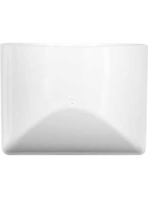 Вентиляционная решетка теневая HOMY AIR Круглый AV100W белая сзади