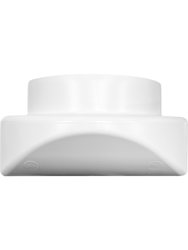 Вентиляционная решетка теневая HOMY AIR Круглый AV125W белая сзади