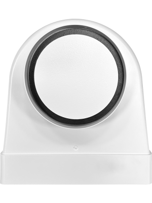 Вентиляционная решетка теневая HOMY AIR Круглый AV125W белая спереди