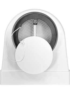 Вентиляционная решетка теневая HOMY AIR Круглый AV125W белая