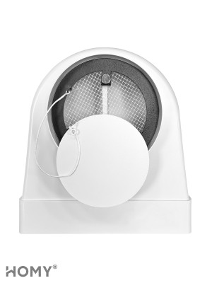 Вентиляционная решетка теневая HOMY AIR Круглый AV125W белая