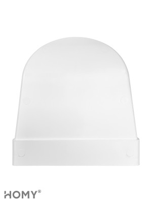 Вентиляционная решетка теневая HOMY AIR Круглый AV125W белая снизу
