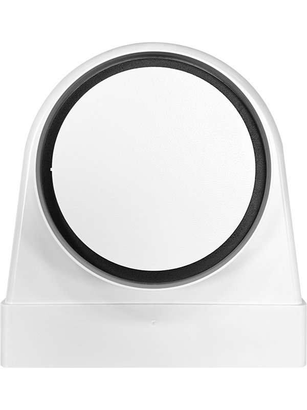 Вентиляционная решетка теневая HOMY AIR Круглый AV150W белая спереди