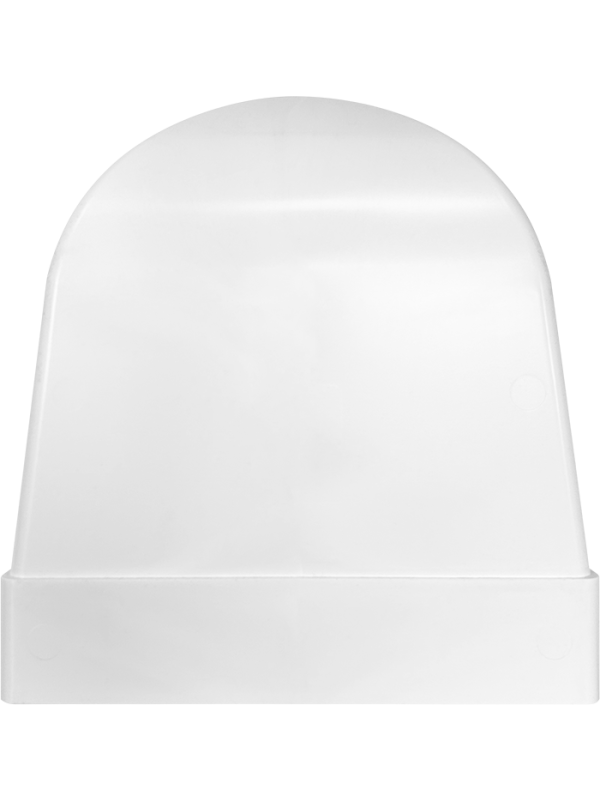 Вентиляционная решетка теневая HOMY AIR Круглый AV150W белая сзади