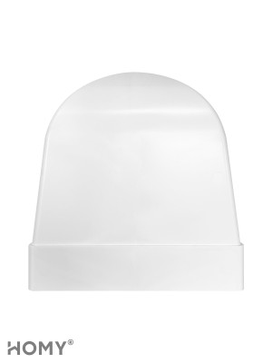Вентиляционная решетка теневая HOMY AIR Круглый AV150W белая сзади