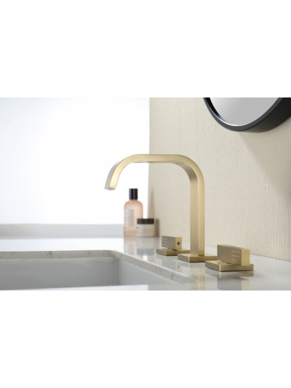 Смеситель Ganzer GZ01115-S матовое золото интерьер 4