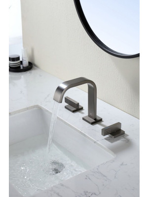 Смеситель Ganzer GZ01115-Q оружейная сталь интерьер 7