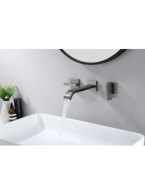 Смеситель Ganzer GZ01144 оружейная сталь интерьер 8