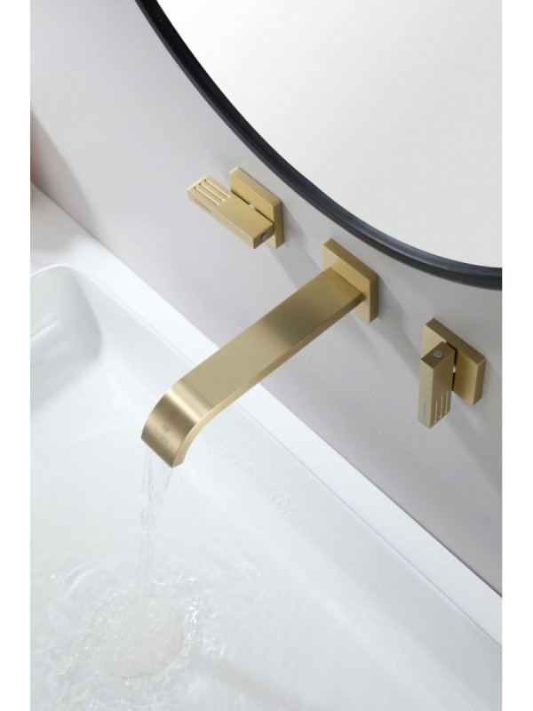 Смеситель Ganzer GZ01144-S матовое золото интерьер