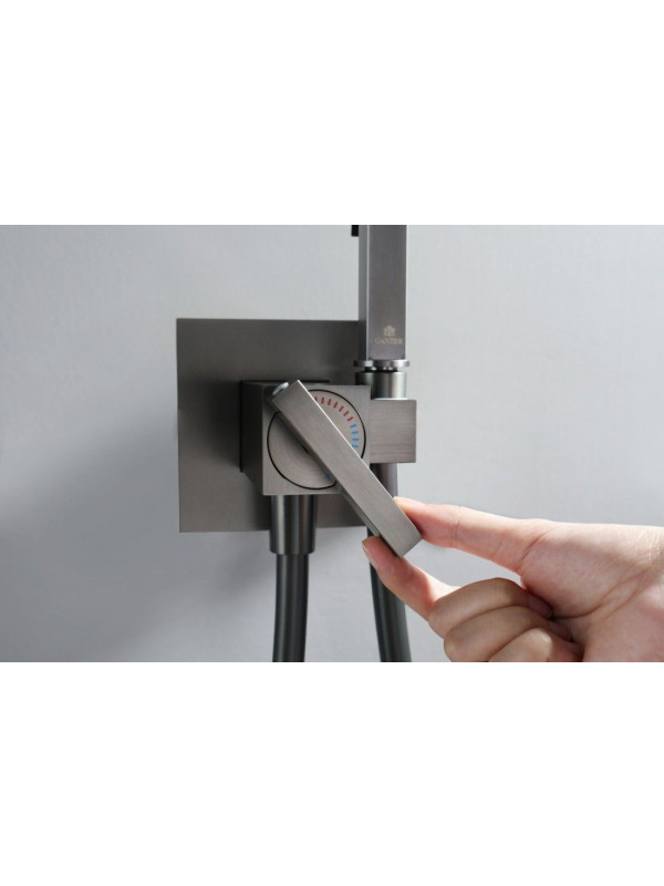 Смеситель Ganzer GZ01157 оружейная сталь интерьер 6