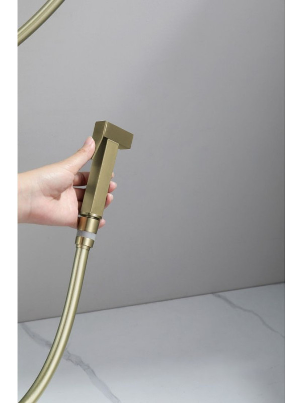 Смеситель Ganzer GZ01157 матовое золото интерьер 9