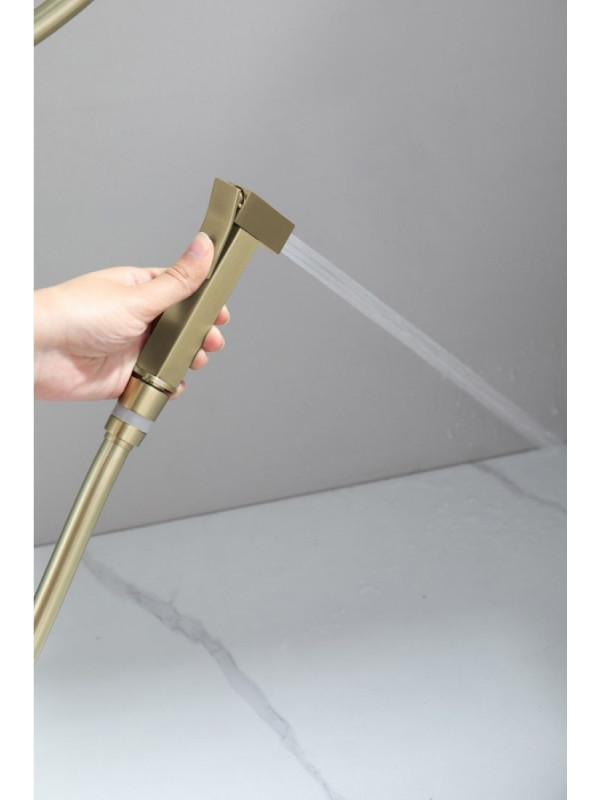 Смеситель Ganzer GZ01157 матовое золото интерьер 10