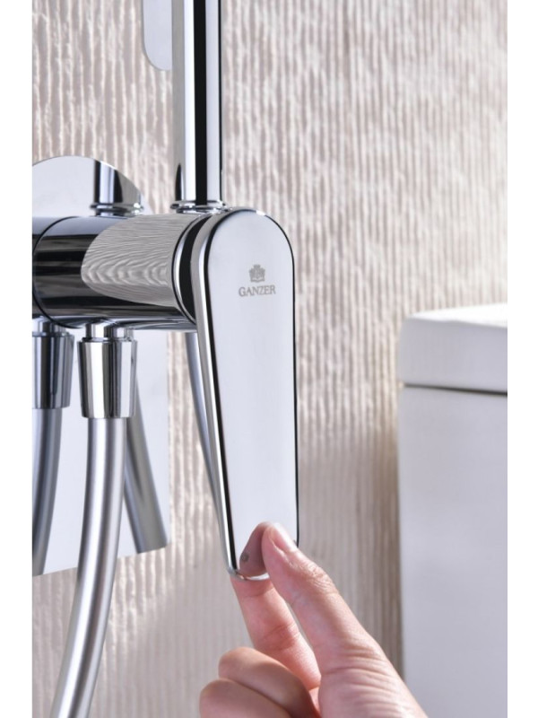 Смеситель Ganzer GZ02157 хром ручка 2