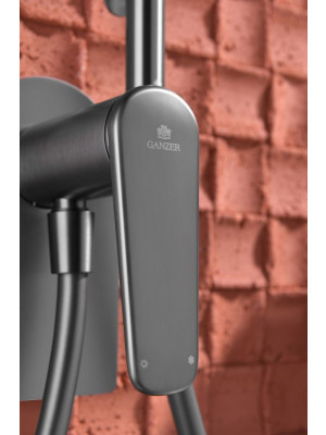 Смеситель Ganzer GZ02157 оружейная сталь интерьер 3