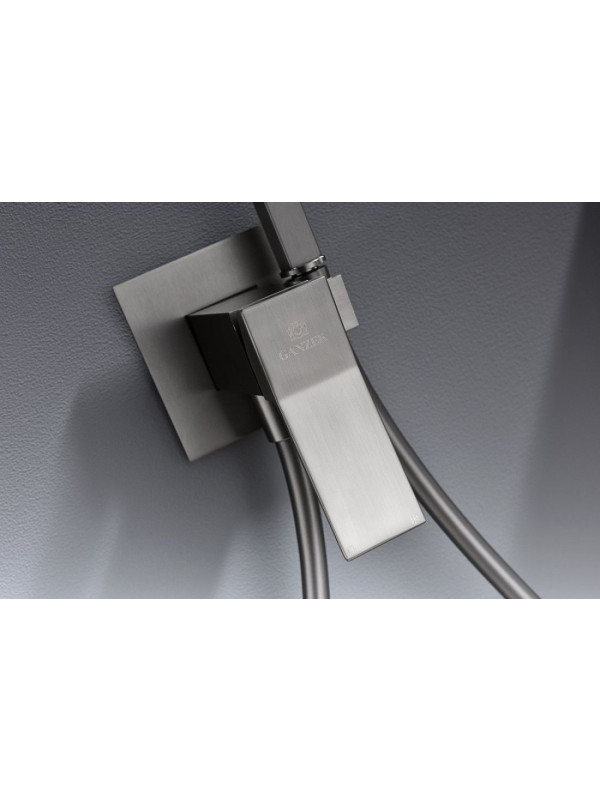 Смеситель Ganzer GZ051577-Q оружейная сталь 5