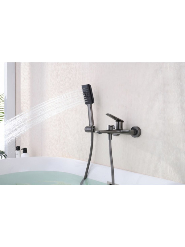 Смеситель Ganzer GZ02131 оружейная сталь 11