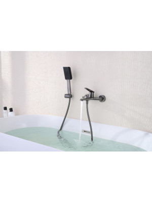 Смеситель Ganzer GZ02131 оружейная сталь 8