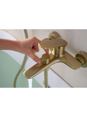 Смеситель Ganzer GZ02131-S матовое золото 12