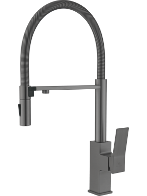 Смеситель Ganzer GZ05126-Q оружейная сталь