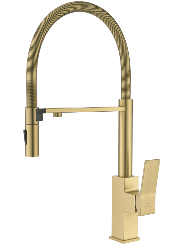 Смеситель Ganzer GZ05126-S матовое золото