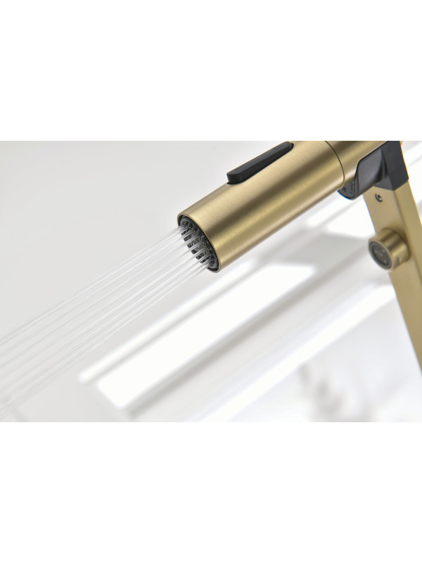 Смеситель Ganzer GZ05126-S матовое золото 11