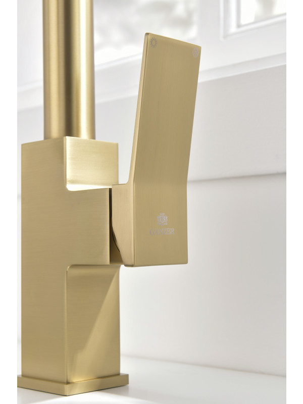 Смеситель Ganzer GZ05126-S матовое золото 14