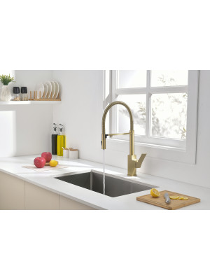 Смеситель Ganzer GZ05126-S матовое золото 4