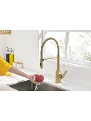 Смеситель Ganzer GZ05126-S матовое золото 7