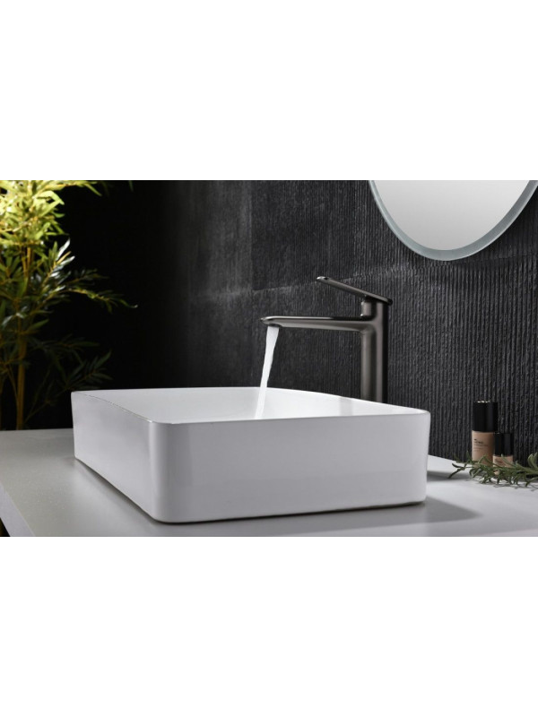 Смеситель Ganzer GZ02112-Q оружейная сталь 8